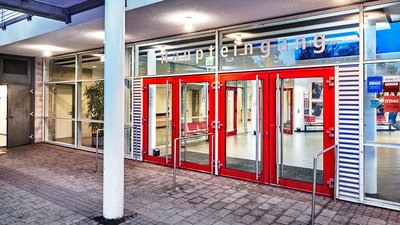 Haupteingang der FILharmonie Filderstadt