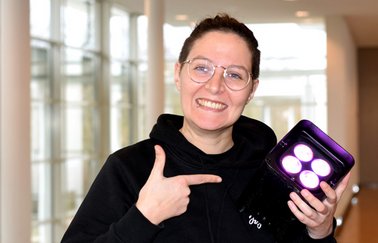 Katharina Schmieder, Fachkraft für Veranstaltungstechnik